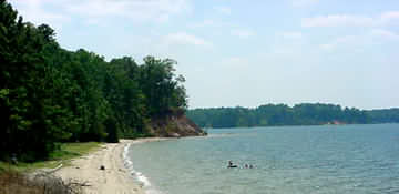 Toledo Bend Lake beach